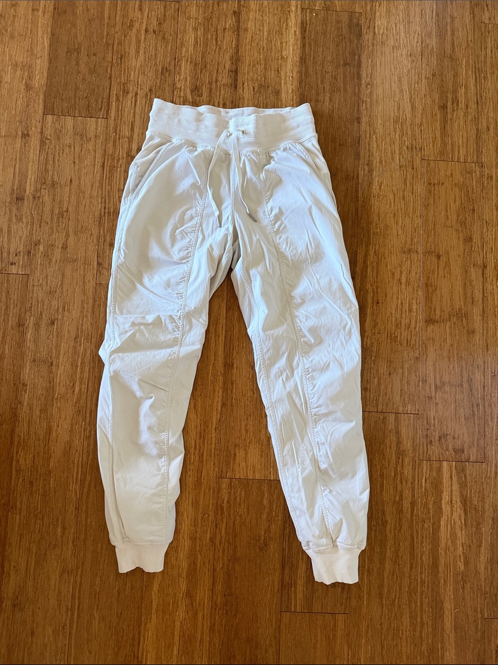 Lululemon Athletica White Cream Track Jogger Pants